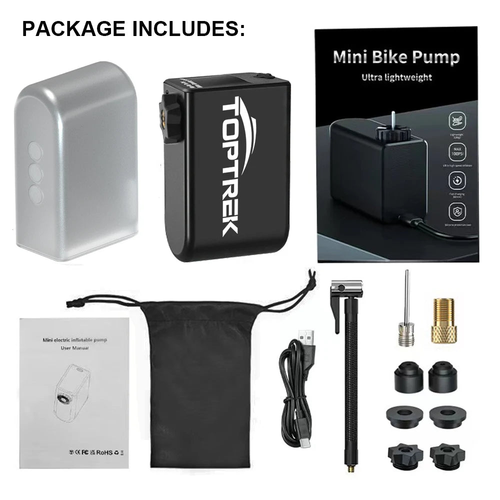 Mini Electric Air Pump for Bike Motorcycle and more