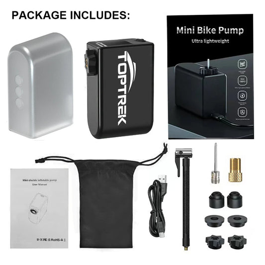 Mini Electric Air Pump for Bike Motorcycle and more
