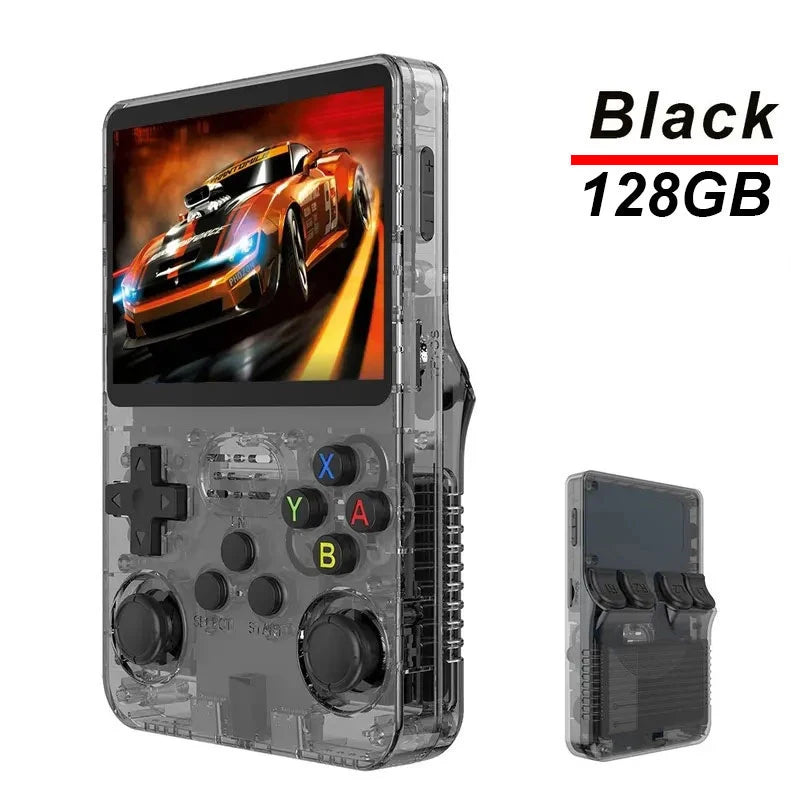 R36S Retro Game Console Arkos System 3.5" 64GB 15000+128G 20000+ Games