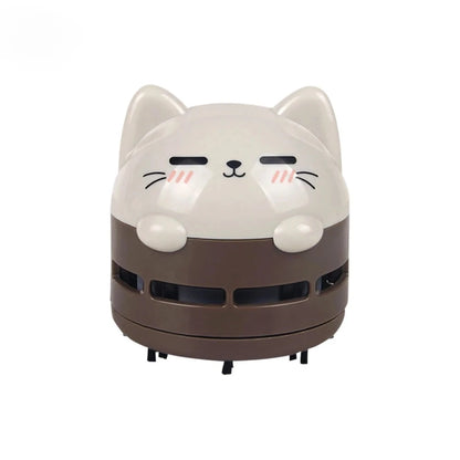 Mini Handheld Desktop Vacuum Cleaner Portable USB Rechargeable Cleaner Cartoon Shape Eraser Dander Confetti Cleaning Brush