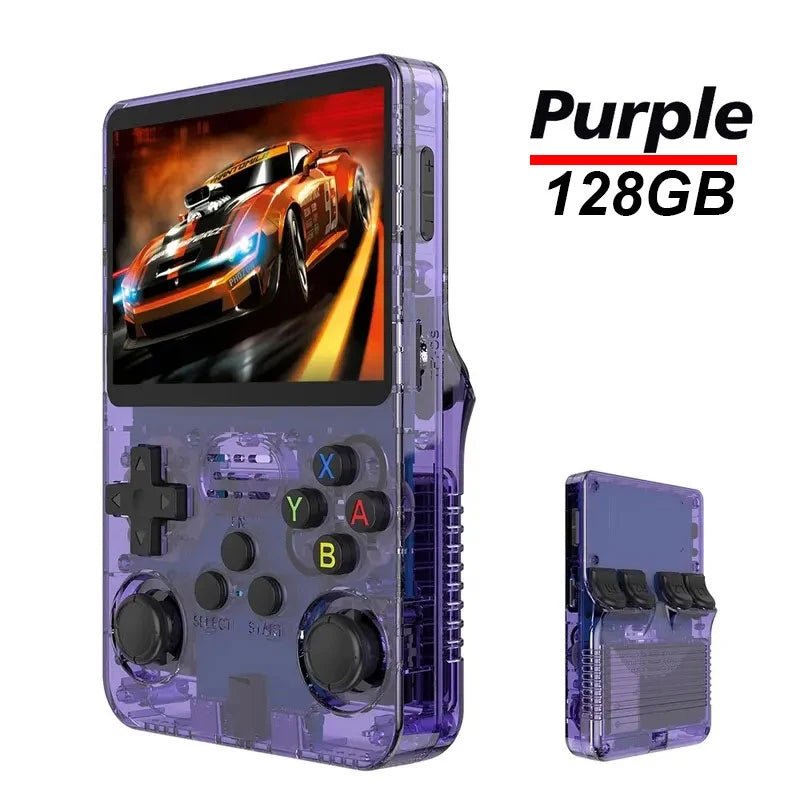 R36S Retro Game Console Arkos System 3.5" 64GB 15000+128G 20000+ Games