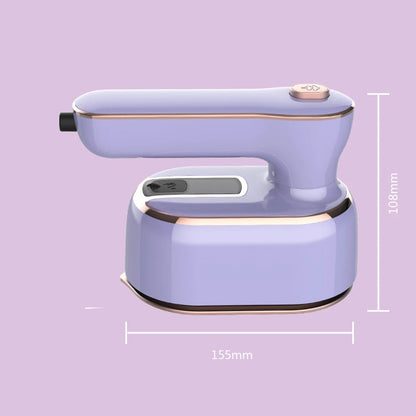 Mini Steam Iron Handheld Portable Garment Steamer Dry Wet Double Clothes Fabric Ironing Machine for Home Travel Household Gadget