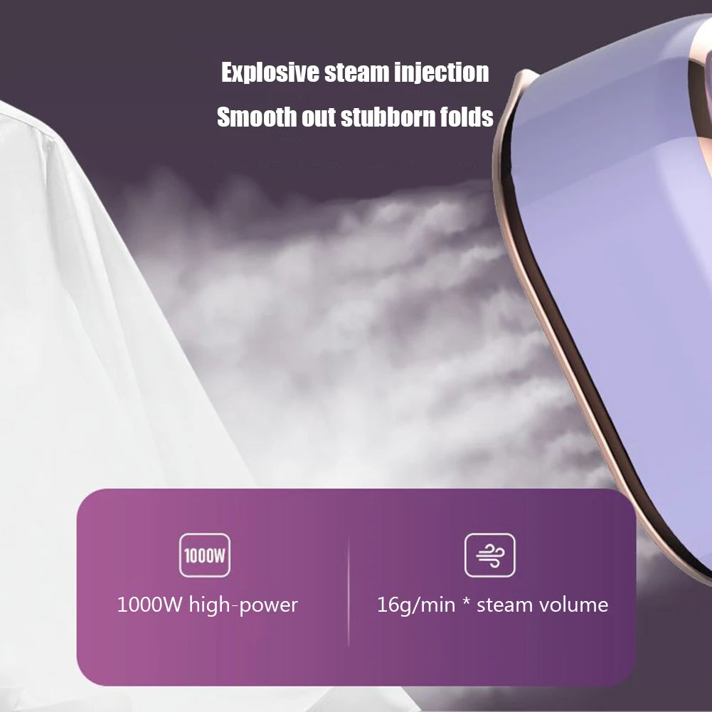 Mini Steam Iron Handheld Portable Garment Steamer Dry Wet Double Clothes Fabric Ironing Machine for Home Travel Household Gadget