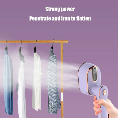 Mini Steam Iron Handheld Portable Garment Steamer Dry Wet Double Clothes Fabric Ironing Machine for Home Travel Household Gadget