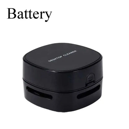 Handheld Mini Desktop Vacuum Desktop Cleaner  Cleaning  Energy Saving 360 Degree Rotation For Keyboard Home Office School