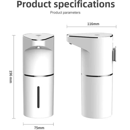 New Bathroom Automatic Sensing Soap Dispenser Type C Multiple Levels Contactless Electric Frother Charging Wall Mounted Vertical