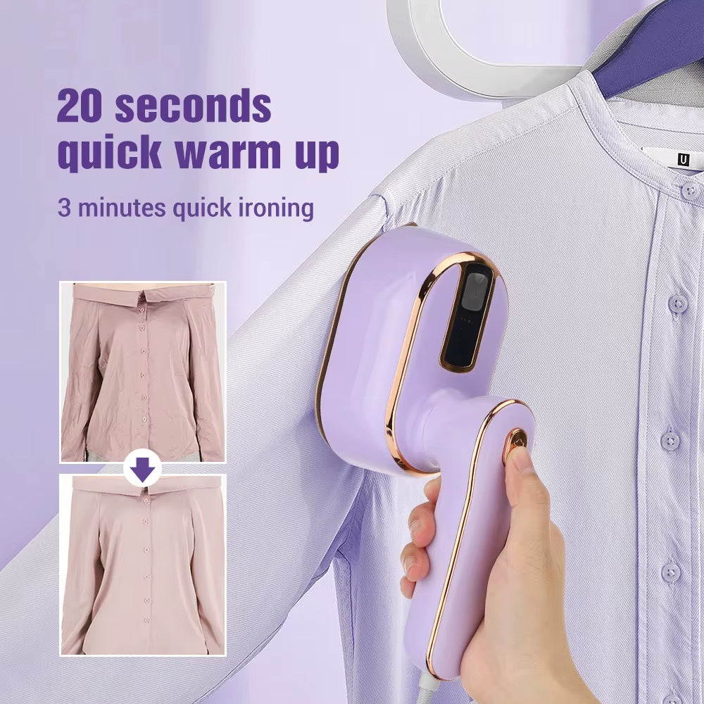 110V/220V Portable Hand Held Hanging Ironing Machine Mini Electric Iron for Home Travel Dry and Wet Ironing Machine Steam Engine